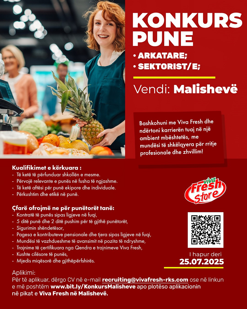 Arkatare, Sektorist/e - Malishevë